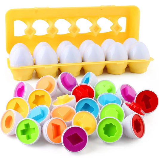 Toy Montessori ™ - Montessori Geometric Eggs