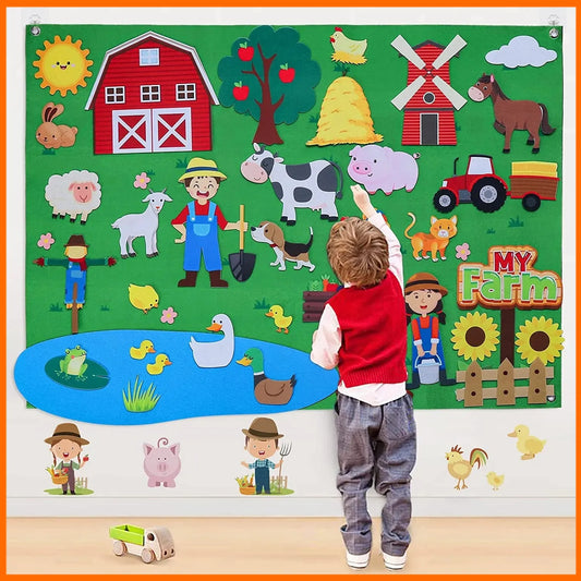 Toy Montessori ™ - Farm Busy Board